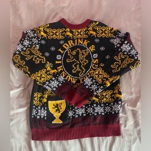 Game Of Throne Sweater Size S